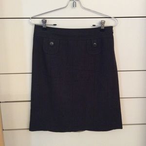 LOFT Black Skirt